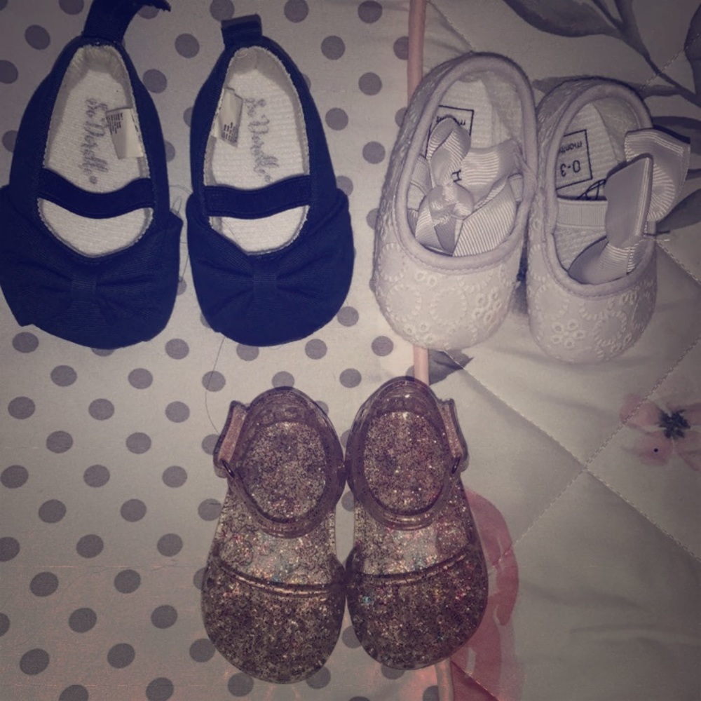 Baby girl shoes size 0-3